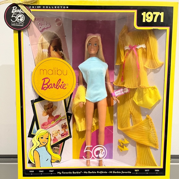 Collectors Barbie 50th Anniversary Collection - Malibu 1971 - Picture 1 of 3